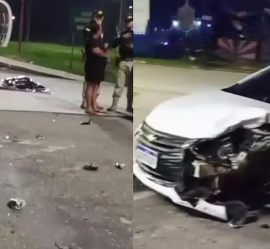 Imagem - Colisão entre carro e moto termina em morte em São Miguel do Guamá