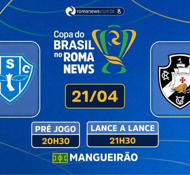 Imagem - Paysandu recebe o Vasco no jogo de ida da quinta fase da Copa do Brasil