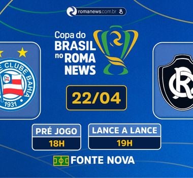 Imagem - Bahia x Remo: acompanhe o duelo pela quinta fase da Copa do Brasil