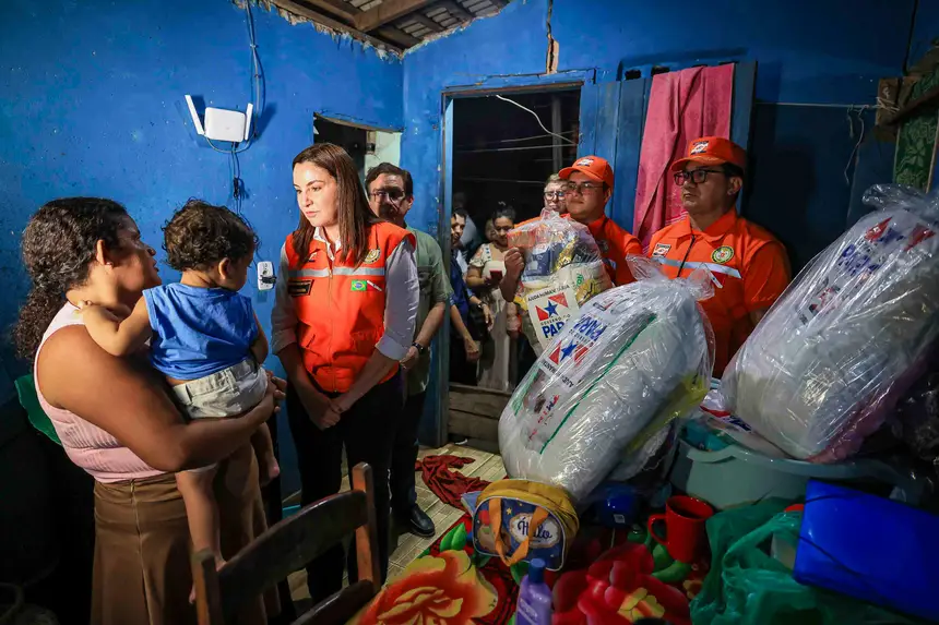 Governo do Estado presta assistência às familias de Ananindeua afetadas pelas chuvas - 