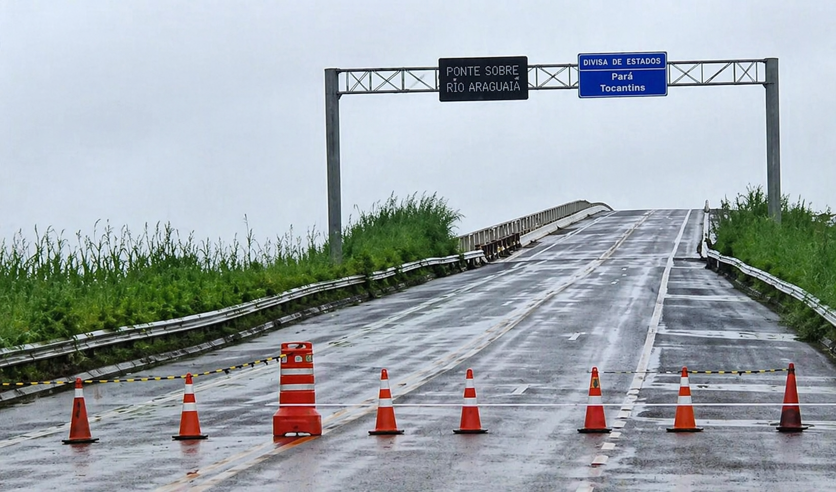 Ponte na Transamazônica é interditada sem prazo e bloqueia travessia entre Pará e Tocantins - 