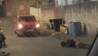 Vídeo expõe atropelamento brutal de homem em situação de rua em Teresina
