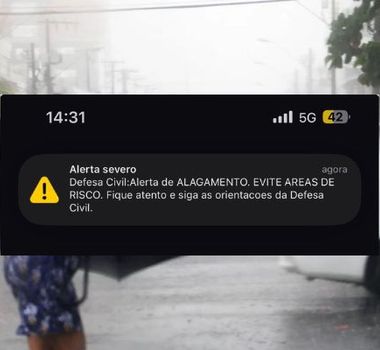 Imagem - Defesa Civil emite alerta de alagamentos em Belém