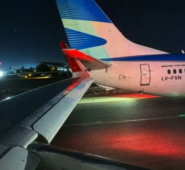 Imagem - Avião da Latam que vinha para o Brasil colide com outra aeronave no Chile