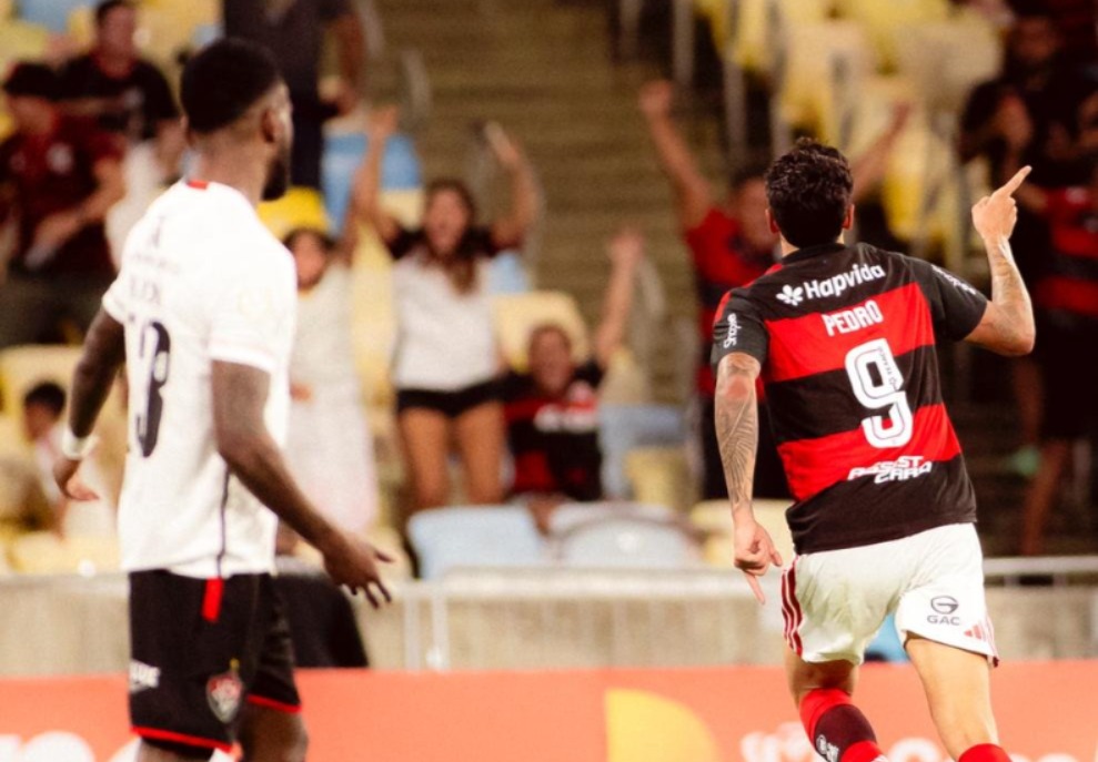 Pedro marcou o gol da vitória do Mengão - 