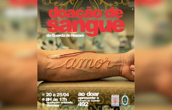 Guarda de Nazaré promove campanha de doação de sangue em parceria com o Hemopa