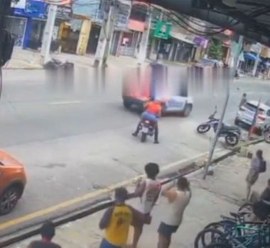 Imagem - Idoso é atropelado por motoqueiro ao tentar atravessar rua no bairro do Guamá, em Belém