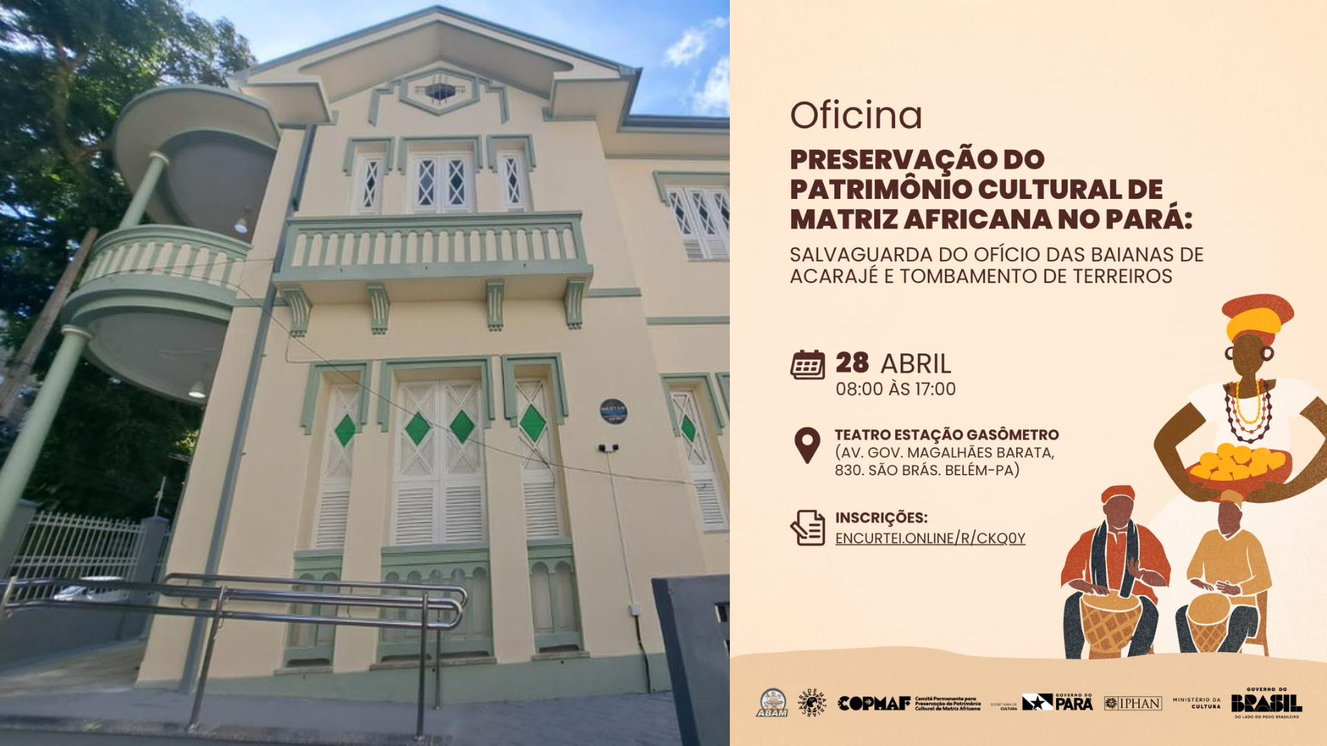 Evento reúne baianas de acarajé e lideranças religiosas para discutir salvaguarda e tombamento no Pará