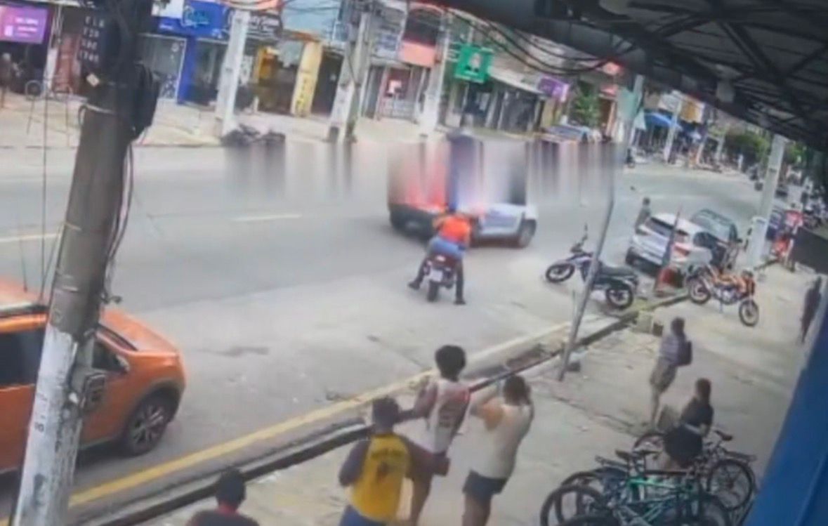 Idoso é atropelado por motoqueiro ao tentar atravessar rua no bairro do Guamá, em Belém