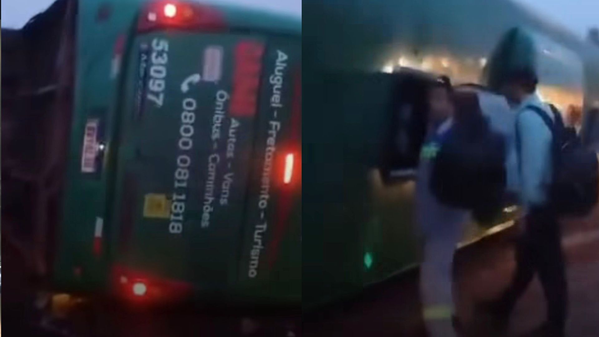 Ônibus com trabalhadores tomba à beira de penhasco em Carajás