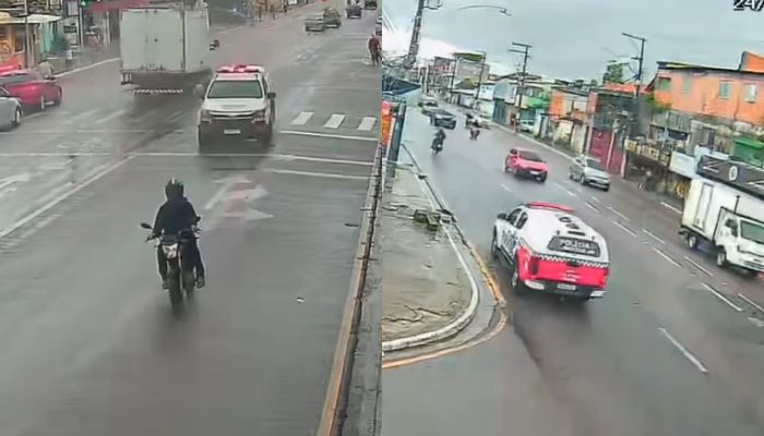 Perseguição policial termina com suspeito preso após fuga até aeroporto de Belém