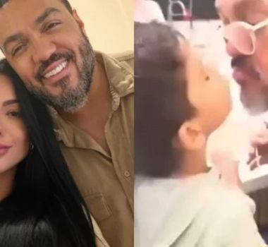 Imagem - Vídeo de Belo beijando filho de Rayane Figliuzzi na boca gera onda de críticas nas redes sociais
