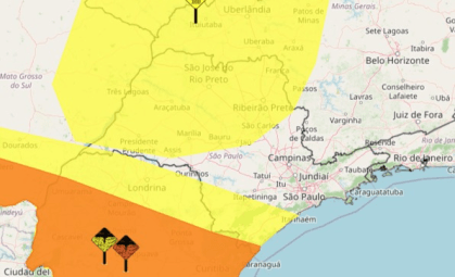 Ciclone e frentes frias mudam o tempo em São Paulo nos próximos dias