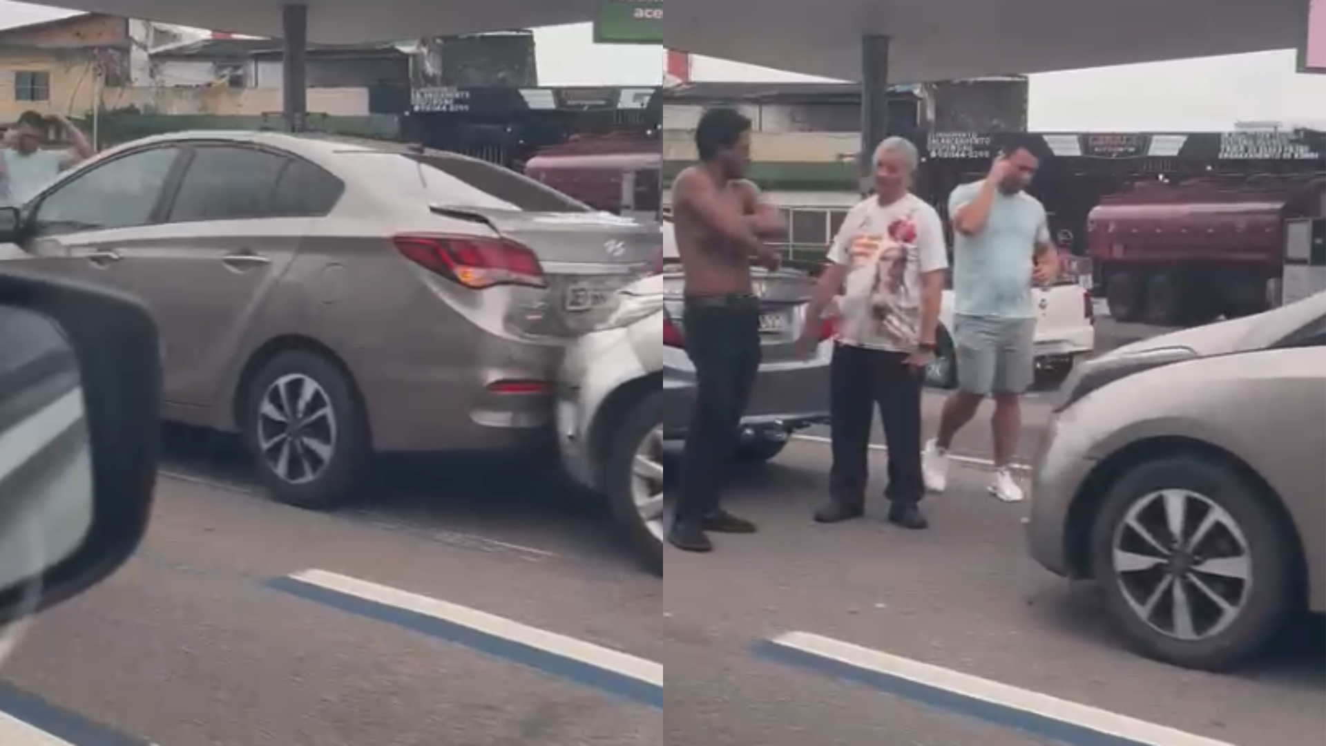 Imagem - Engavetamento de veículos deixa trânsito lento na Avenida Pedro Álvares Cabral, em Belém