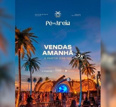 Imagem - Pé na Areia 2026 anuncia nova fase e inicia vendas nesta segunda com lote promocional