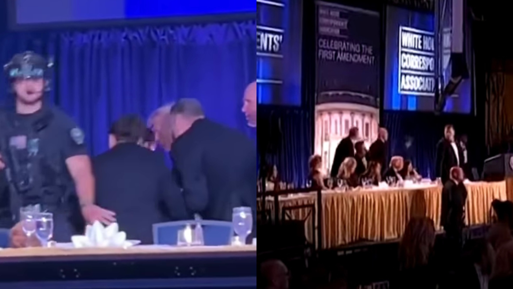 Trump é retirado às pressas de evento após tiros serem disparados