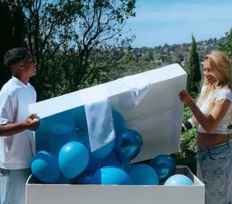 Imagem - Endrick e Gabriely Miranda fazem chá revelação e descobrem sexo do bebê