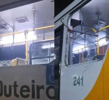 Imagem - Ônibus é vandalizado por adolescentes na Augusto Montenegro, em Belém