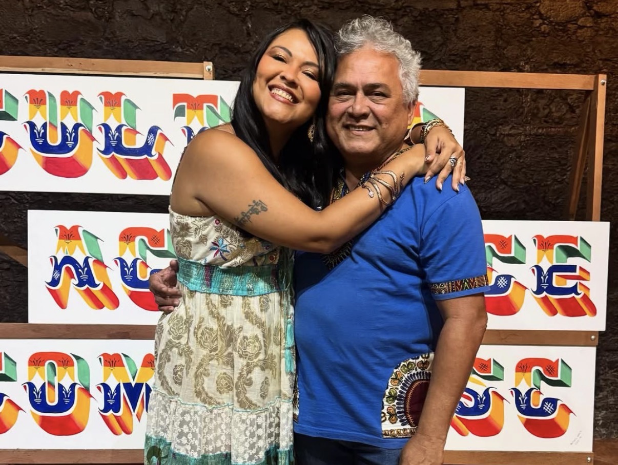 Naieme e Alfredo Reis