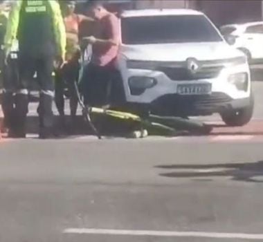 Imagem - Vídeo: Ciclista é atropelado na Senador Lemos no mesmo ponto onde adolescente morreu em Belém