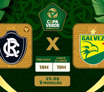 Imagem - Remo e Galvez cumprem tabela na Copa Norte nesta quarta; acompanhe