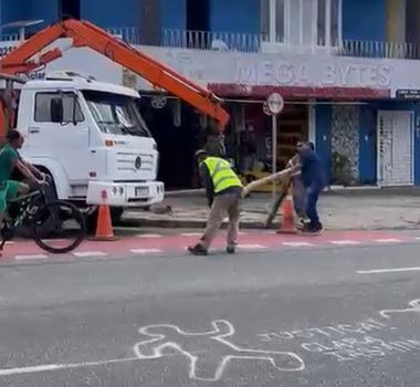 Imagem - Após morte e sequência de acidentes, trecho na Senador Lemos ganha sinalização