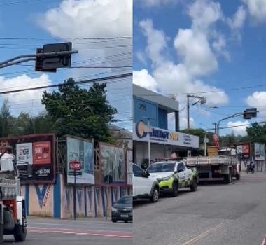 Imagem - Semáforo é instalado após acidentes com ciclistas exporem risco em cruzamento de Belém