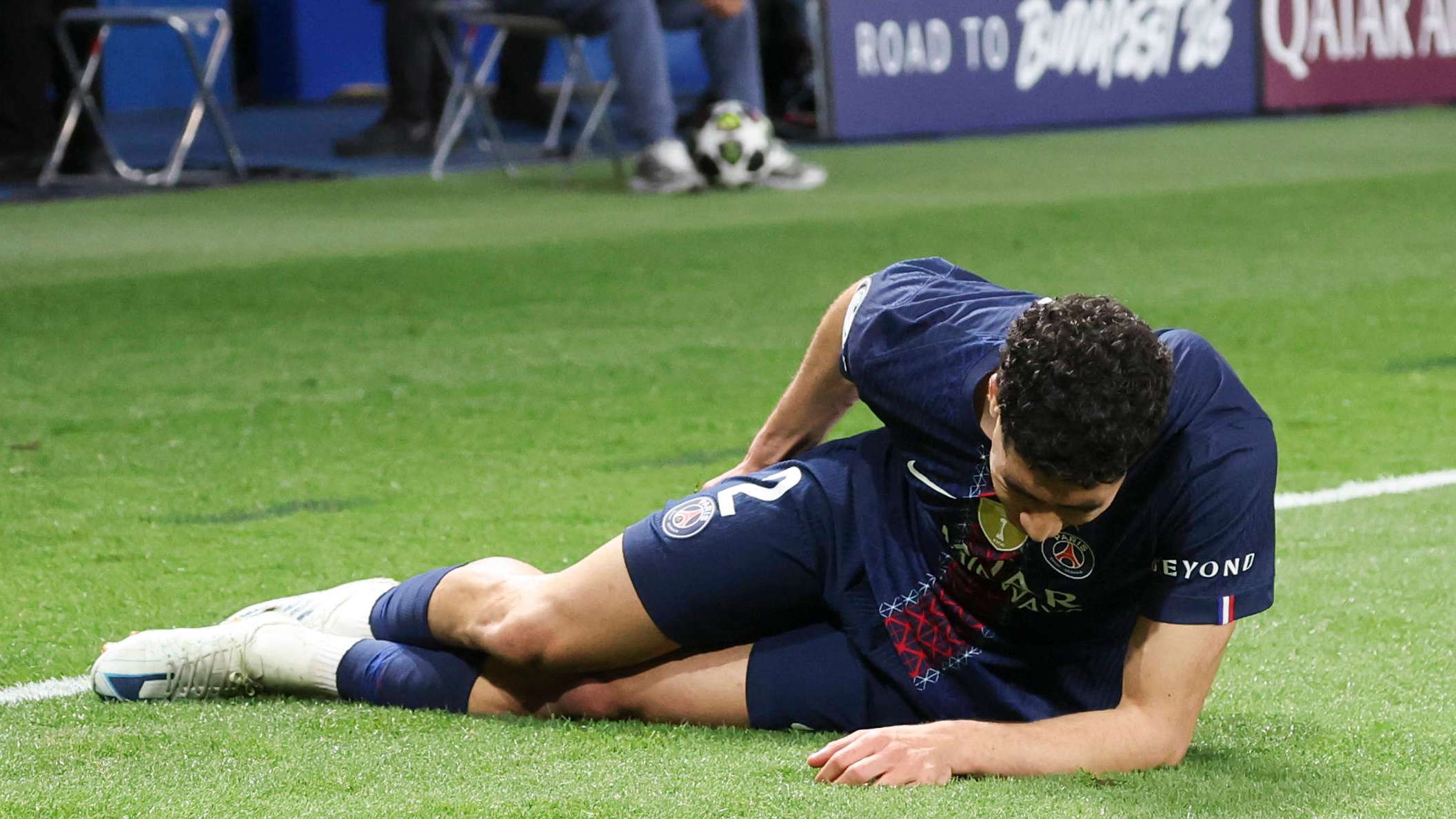 Lesão de Hakimi acende sinal amarelo na seleção de Marrocos às vésperas da Copa

