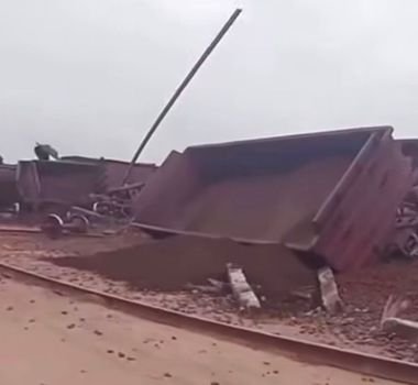 Imagem - Trem da empresa Vale carregado de minério descarrilou na Estrada de Ferro Carajás