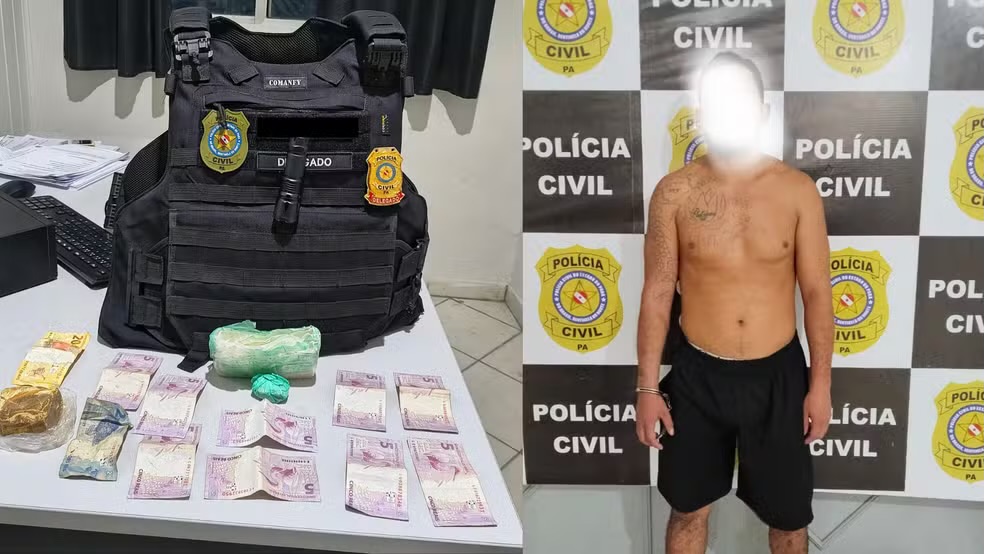 De acordo com a Polícia Civil, o suspeito já vinha sendo investigado e foi abordado ao desembarcar de uma van