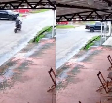 Imagem - Acidente entre caminhonete e moto deixa ferido em Soure, no Marajó
