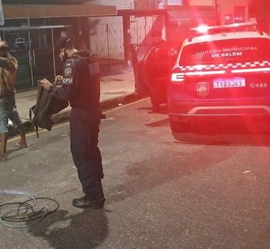 Imagem - Guarda Municipal prende homem em flagrante por furto de fiação elétrica em Belém