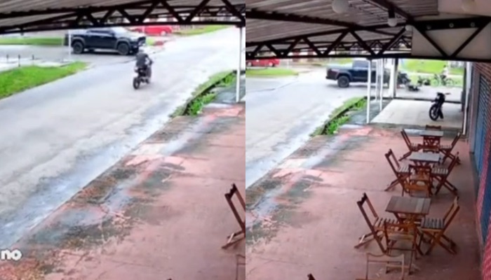 (Acidente entre caminhonete e moto deixa ferido em Soure, no Marajó)