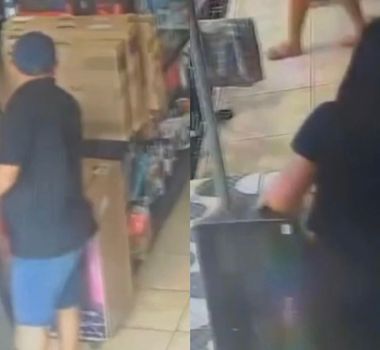 Imagem - Dupla furta caixa de som de loja em São Miguel do Guamá