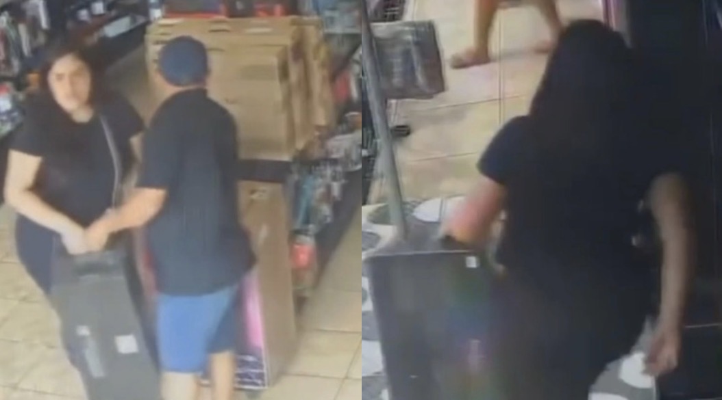 Dupla furta caixa de som de loja em São Miguel do Guamá