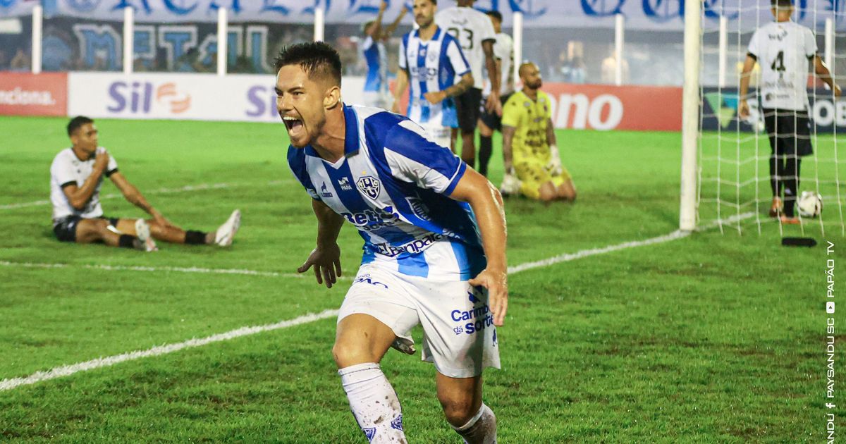 Caio Mello comemora vitória bicolor