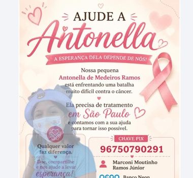 Imagem - Família faz campanha para ajudar criança em tratamento contra o câncer