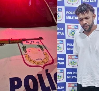 Imagem - Homem é preso após agredir companheira e ameaçar policiais em Xinguara