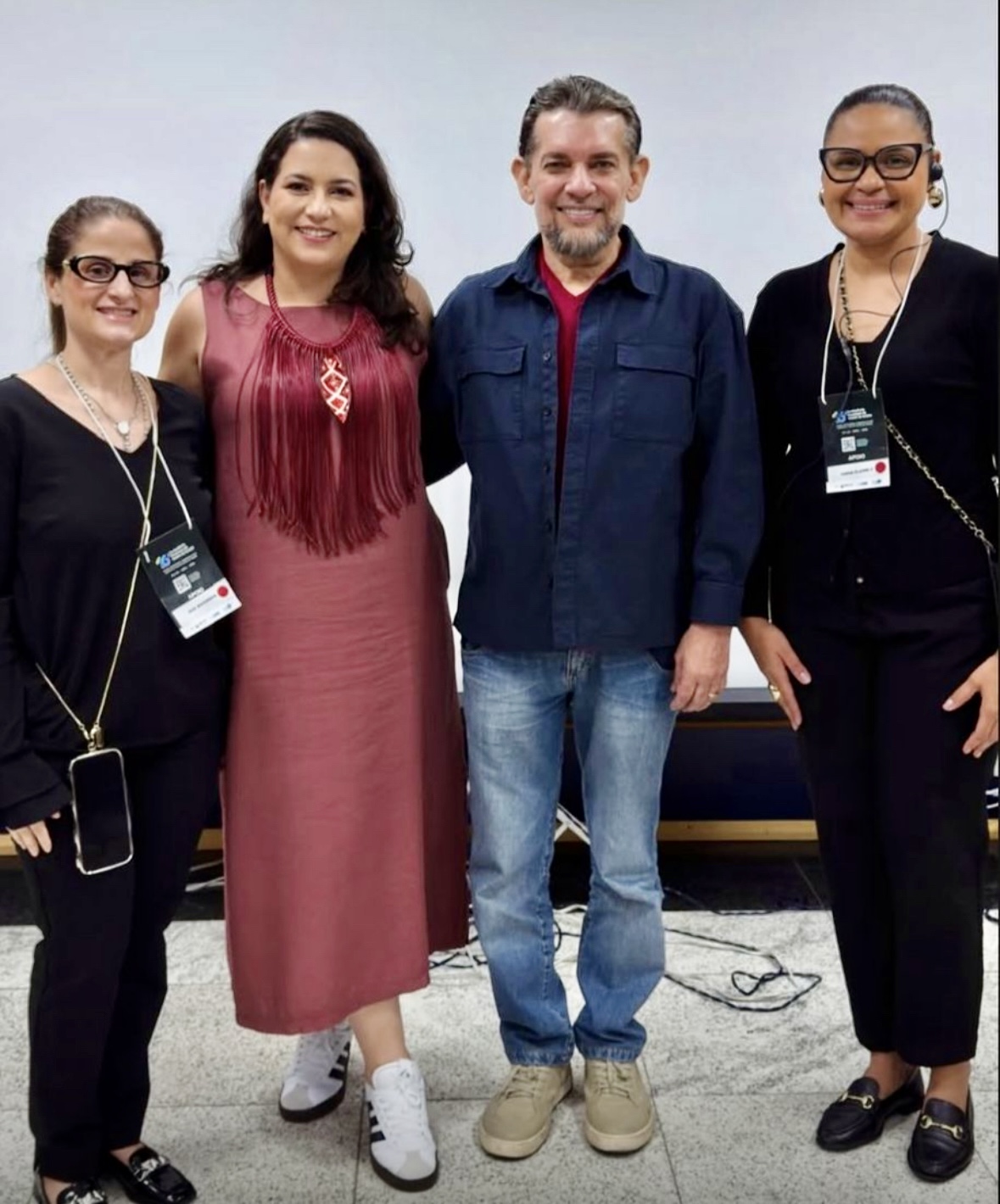 Gigi Monteiro, Danielle Cruz, Osvaldo Carvalho e Ivana Elgrably