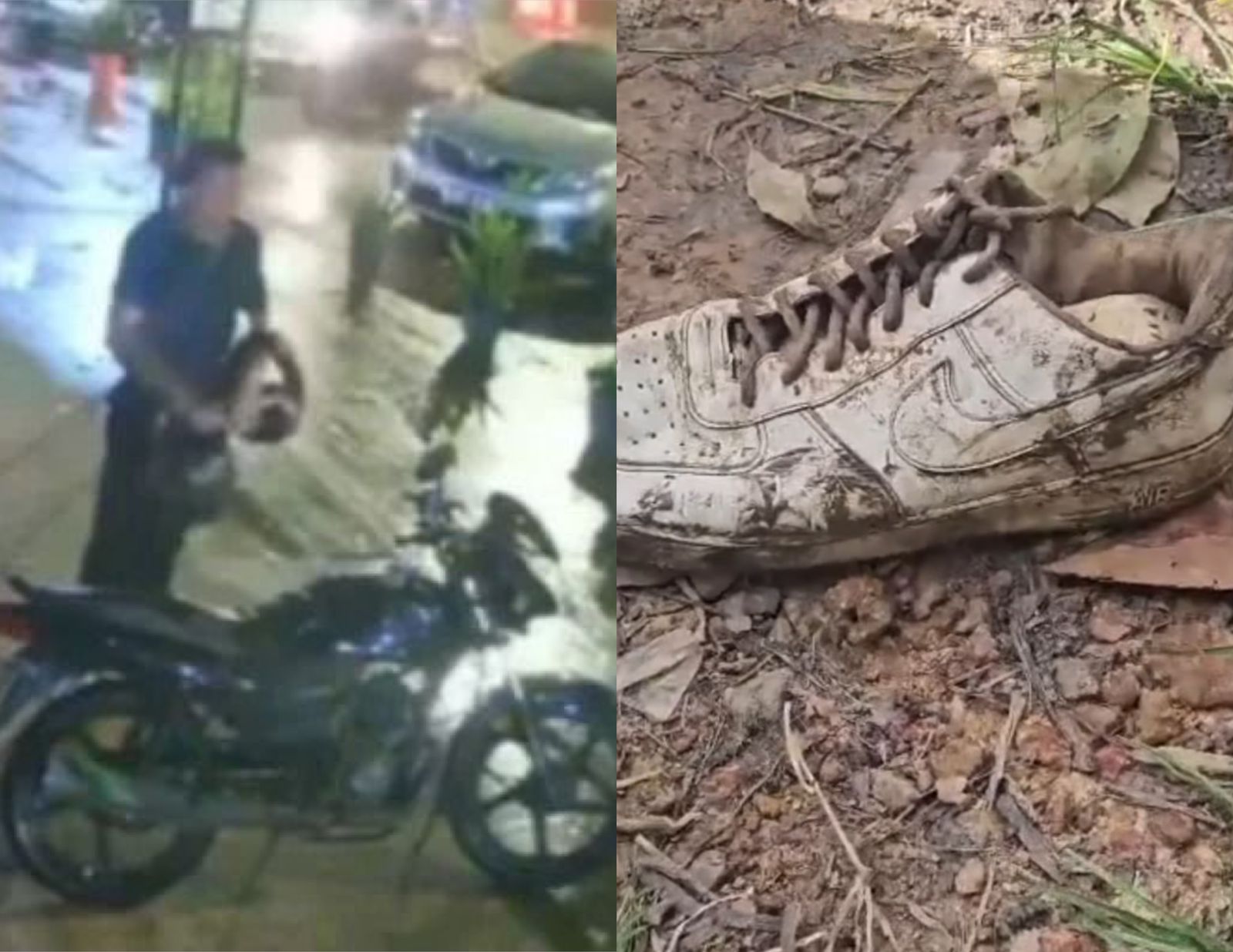 Imagem - Tênis branco é encontrado na área de buscas e pode ser de jovem desaparecido em Ananindeua