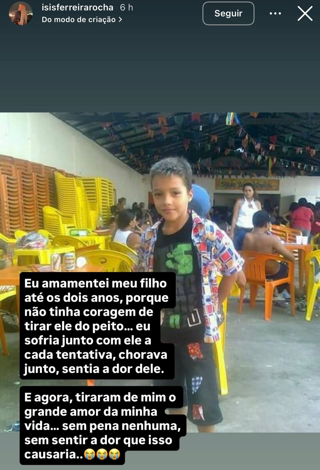 Mãe de Matheus desbafa sobre dor da perda do filho nas redes sociais 