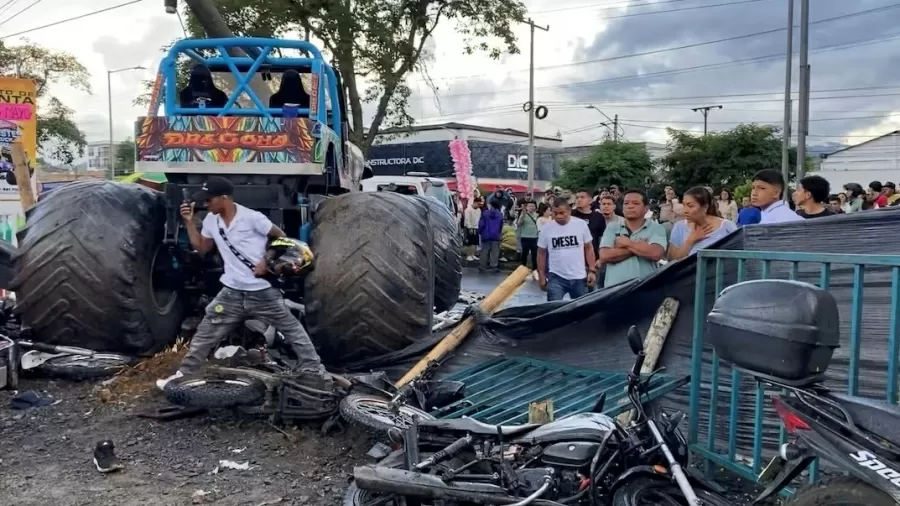 Pelo menos duas pessoas morreram e outras 37 ficaram feridas após um acidente com um monster truck durante uma exibição na cidade de Popayán, no departamento de Cauca, na Colômbia.