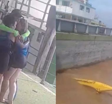 Imagem - Canoa vira após manobra para evitar colidir com lancha no rio Guamá