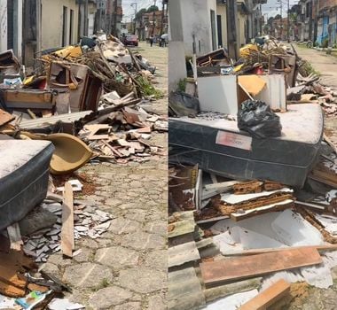 Imagem - Moradora denúncia descarte irregular de lixo no bairro da Pratinha 2, em Belém