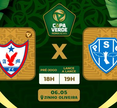 Imagem - Águia e Paysandu decidem vaga nas semis da Copa Verde