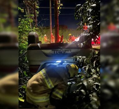 Imagem - Madrugada de acidentes mobiliza bombeiros e alerta motoristas no Distrito Federal