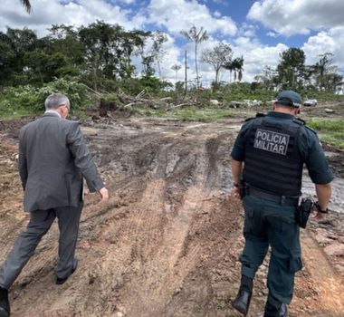 Imagem - MP acompanha retirada de invasores em área de proteção ambiental na Avenida Liberdade