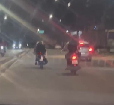 Imagem - Vídeo mostra motos com placas adulteradas em frente na Perimetral, Belém