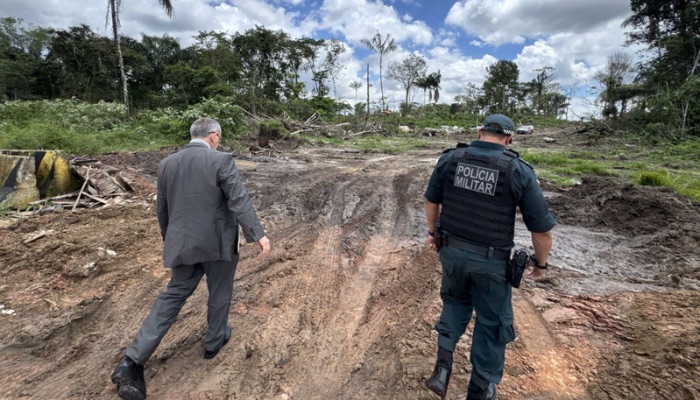 Imagem - MP acompanha retirada de invasores em área de proteção ambiental na Avenida Liberdade