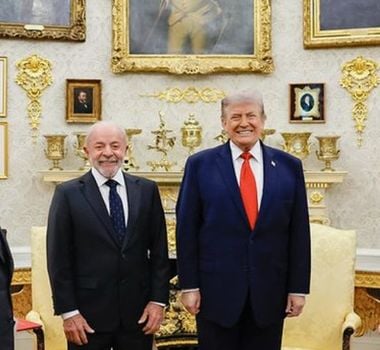 Imagem - Lula encontra Trump na Casa Branca e minimiza interferência nas eleições brasileiras